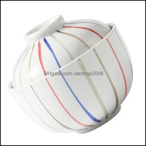Schüsseln 1 Stück japanischer Stil Geschirr Keramik gedämpftes Ei Schleife sortierte Farbe Drop Lieferung 2021 Hausgarten Küche Esszimmer Carshop2006 Dhvhe