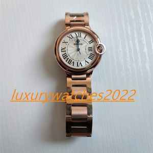 ZR fábrica feminina RELISÃO 33mm Roman Silver Dial Ref.W69008Z3 Mecânicos de ouro de aço inoxidável mecânico de ouro inoxidável Sapphire Watches