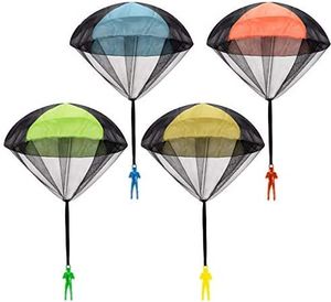 Sports Parachute Throwing Toys Outdoor Hand Parachute Kids Flying Games Mini Soldier Set