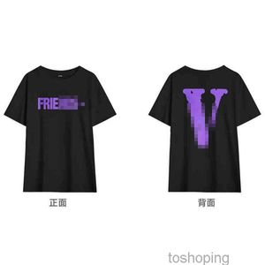 Tシャツ タイドブランド v 22 ローン ラウンドネック 半袖 Tシャツ クラシック スウェットシャツ 夏 コットン ゆったり オーバーサイズ トップス メンズ レディース 12