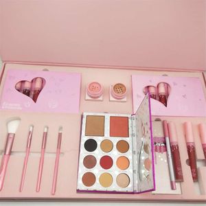 IN stock makeup Set Collection Gloss Highlighter Lipstick Eyeshadow palette Brush Full set Christmas Gift238S