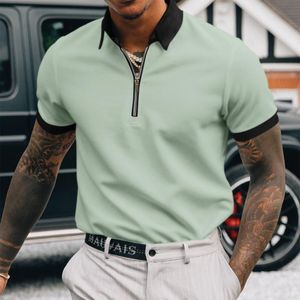 Men's Polos Men S Long Sleeve Shirts Male Casual Summer Solid Blouse T Shirt Splice Collar Turn Down Short Toddler Boy SockMen's