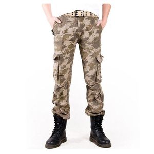 Calças ao ar livre Taoxiaolu Alta qualidade Militar de carga para homens Multi Pocket macacão Tactical Exército Camuflagem FashionOutdoor