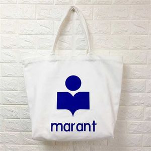 Women's Large Capacity Canvas Marant Fashion Designer Tote Bags Women's Strap Bags Casual Shopping Bags