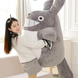 Boneca De Totoro Recheada venda por atacado-Kawaii Soft Jumbo Totoro Plush Toy Giant Anime Totoro Doll Toys Cartoon travesseiro de pelúcia para crianças Friend Dy50595252D