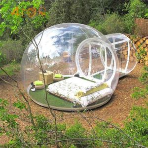 Barracas e abrigos para dormir ao ar livre acampamento iglu barraca inflável transparente bolha El