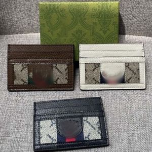 Vintage Stitching Letter Card Holder Luxury Designer Metal Buckle Women Coin Purse Pl￥nb￶cker