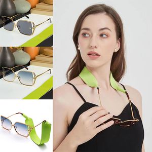 Солнцезащитные очки женского края Z1629U с желтыми ремешками Ladies Fashion Sticle Glasses UV400 Женская марка высококачественные очки высококачественные очки