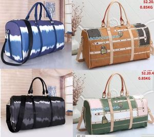 fashion travel bag men women duffle leather luggage letther handbags large capacity sport letter print backpacks for girls boys wallets 45-50cm