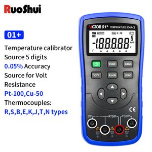 Temperaturinstrument Victor 01 Multifunktionsprocess Kalibrator 8 TYPER Termoelement