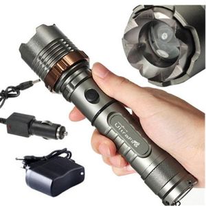 Wholesale flashlight 2000 lumens for sale - Group buy UltraFire lumens CREE XM L T6 LED Zoomable Zoom Flashlight Torch AC Car Charger A