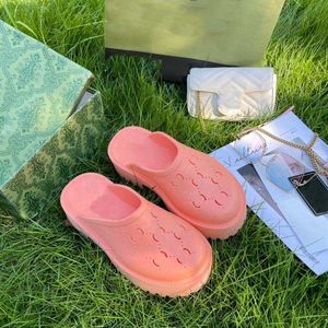 Slippers Designer Ladies Slippers 23 Rubber Thick Sole Fashion New Styles Suitable for various places or outdoor activities Full of