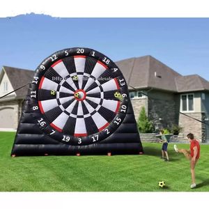 Customized inflatable playhouse Soccer dart board football kick dartboard target game for sale