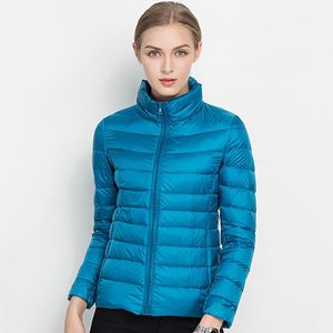 女性用ジャケット6xl 7xlプラスホワイトダックダウンジャケット女性秋の冬ウォームコート超軽量女性爆撃