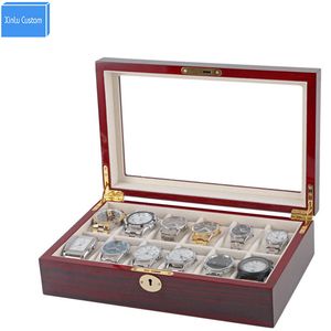 Watch Boxes & Cases Jewelry/Accessories/Watch Storage&Display Box Case Wood/Lock/Window For Watches Shop Wholesale ReliableBox SupplierW