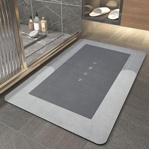 Halılar Süper Emici Banyo Mat Hızlı Kurutma Diatom Zemin Temizlenmesi Kolay Kapı Yağı geçirmez Mutfak Halı Kaymaz Giriş Halpetcarpets Sazan