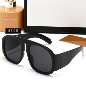 Óculos de sol de designer de luxo para homens homens homens homens de sol de máscara de tamanho grande moda UV400 len