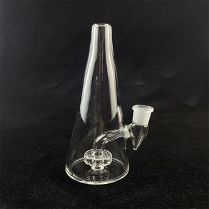 Duidelijke driehoekige kolf Glas Hookah Dab rig Rookpijp mm gewricht Welkom om te bestellen