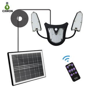 115LED Solar wall lights 900LM Outdoor Indoor Shed Light 3 Lighting modes with Remote control
