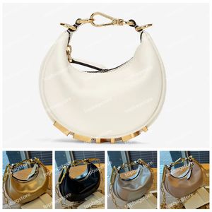 Nano Graphy Bags Desinger Leather Graphy Purses High Quality Chain Purse Women Half Moon