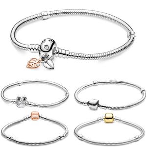 Charm Bilezik Orijinal Fit Pandora Tasarımcısı Temel Bilezikler Moda Takı