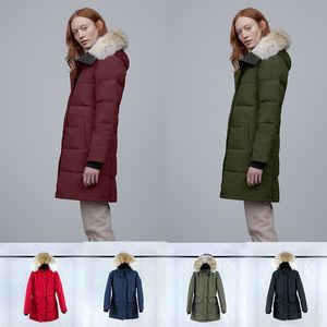 Women Designers Winter Coats Down Jackets parkas Ubrania odzieży wierzchniej z kapturem wiatrówki wielki futra ciepła zima wysoka 1 Jakość 1