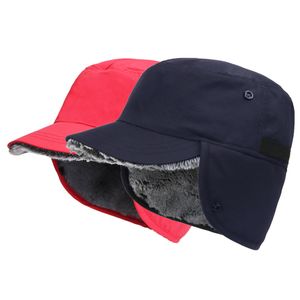 Berets Männer Gehörschutz Gesicht Bomber Hüte Dicker Plus Pelz Warme Unisex Winter Hut Widerstehen Dem Schnee Männliche Knochen Kappe für Ski WandernBerets