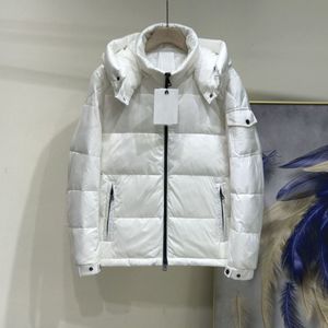 Herredesigner downs jacka vinter lyx trendig varumärke boutique lös termisk kappa