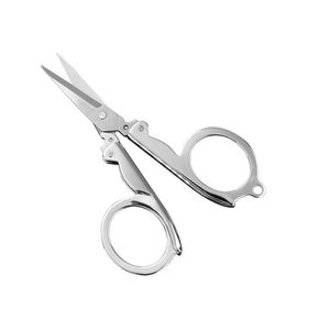 Outdoor Gadgets Mini small Edc stainless steel fold scissor pocket tool utility gadget portable convenient cam hike travel first aid kit