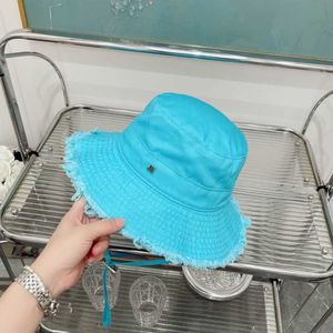 luxury designer summer women's wide brimmed hat fisherman's holiday hairline sling sunscreen