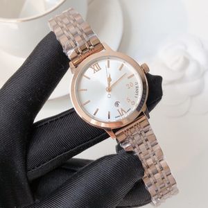 Simple Fashion Women's Watch 30mm Quartz Movement Tempered Glass Mirror 316 Stainless Steel Strap Butterfly Double Snap Buckle woman luxury watches orologio