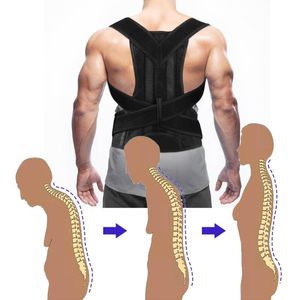 Intimo modellante da uomo Corsetto da uomo Correttore posturale Cintura di sostegno per la spalla Back Brace Shaper Vest Correct Girdles ReliefUomo