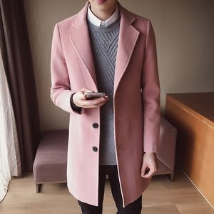 Man Classic Fashion Trench Coats Black Red Army 5XL Men Long Trench Trench Slim Fit Overcoat Men Coats Fashion Trench Outeterwear 220822