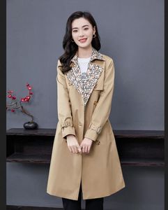 women fashion England design trench coat ong style trench size S-XXL khaki color B8616F460