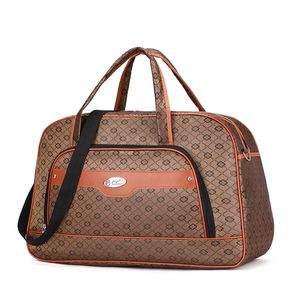 Borsa da viaggio da donna impermeabile di grande capacità Weekend Big Duffle s Moda femminile Borsa a mano multifunzionale Spalla 220819