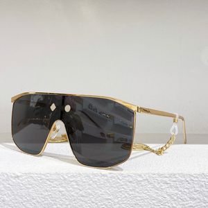 filled studs Gold MASK SUNGLASSES rivet logo luxury designer Shield engraved Flowers glasses