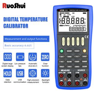 Temperaturinstrument Victor 14 RTD -mätning Multifunktionsprocess kalibrator