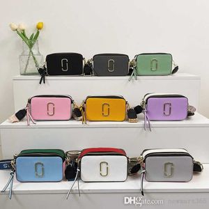 Retail Designer Women Tassen NIEUW Contrast Kleur Kleine vierkante tas Trend Letter enkele schouderboodschappertas