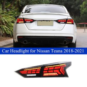 سيارة انعطاف للسيارة ضوء الذيل لسيارة Nissan Teana LED الخلفية الخلفية للفرامل الخلفية العكسية التجميع 2018-2021 مصباح التلقائيات التلقائية