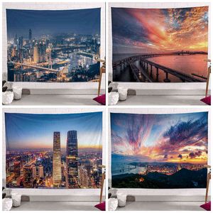 Boho Decoration Home Night Sky Aceestry Accessori estetici Camera Hippie Tapiz Murale J220804