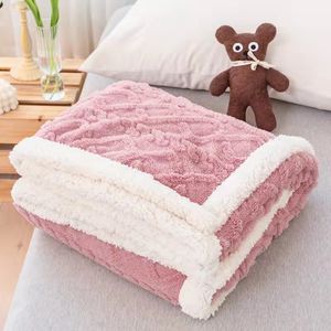 Blanket Lamb Thickened Blanket Flannel Quilt