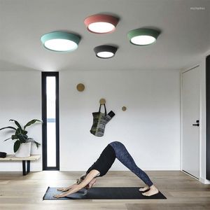 Deckenleuchten, minimalistische moderne LED-Schlafzimmerlampe, kreative Bartheke, nordeuropäischer Stil, Wohnzimmer, Bibliothek, Macarons