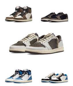 Scarpe Travis High 1S Reverce Mocha Low OG SP 1 Scarpe da basket da uomo blu militare