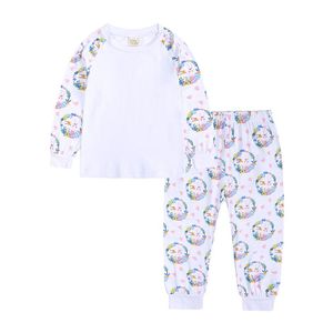 Children Home Wear Clothes Kids Pajamas Sets Boy Girl Night Suit Cotton Sleepwear Nightwear Long Sleeve Clothing 2-16Y314E