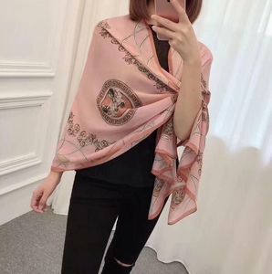 Women s Silk Scarf Long Shawl Wraps Party Cape Pink Smooth L cm