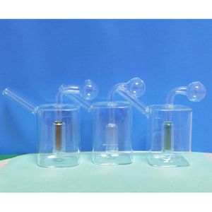 Hookahs Glass Oil Burner Bubbler With Perc Dab Rigs Water Bongs Thick Nail bubbler Bong small burners pipes mini Oil Rigs