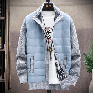 Männer Jacken Herbst Koreanische ONeck männer Pullover mit Dicke und Samt männer Strickjacke Gestrickte Sweatercoats Solide Jacke männlichen M3XL 8806 220826