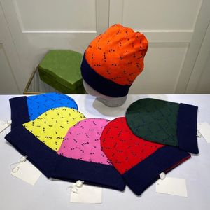 Tasarımcı Sonbahar tarzı Beanies şapkalar Erkekler ve Kadın Moda evrensel örgü kapağı sonbahar yün açık sıcak kafatası kapakları