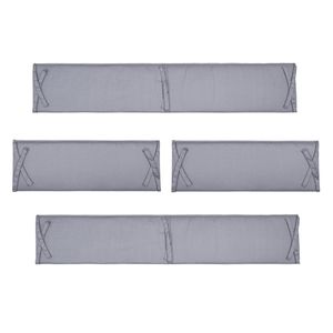 Rails de cama 4pcs/conjunto para meninos meninas garotas de berço de berço berçário berçário quarto casa anti-colision leito protetor removível lavável 220826