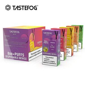 Tastefog Qute 2 ml jednorazowe Vape 2% NC 800 PUFF Najwyższej jakości elektroniczne papierosy hurtowe